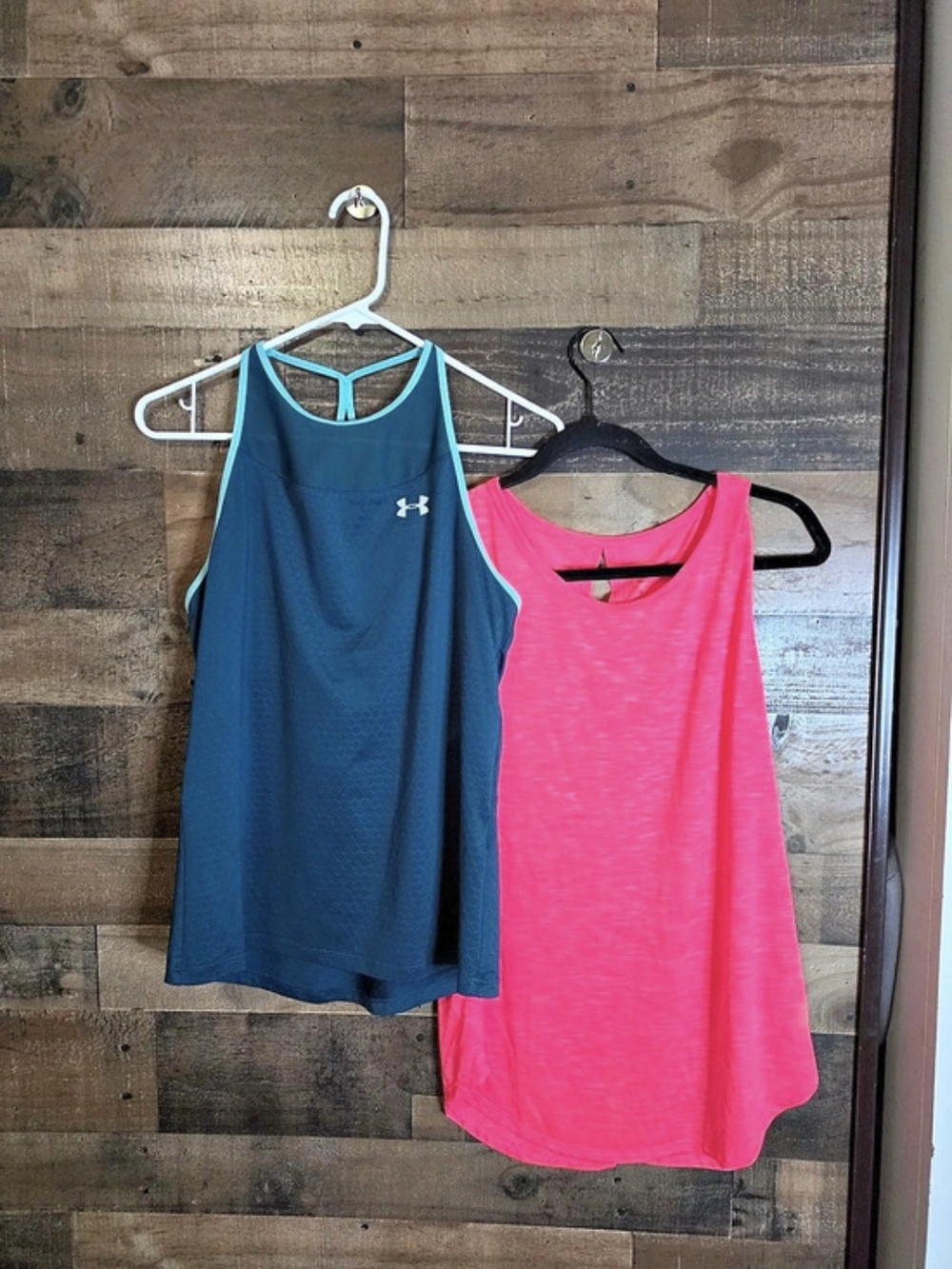 Under Armour/Balance Collection Athletic Tank Tops in Pink & Blue Like New